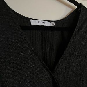 Beautiful shimmer Black Blouse